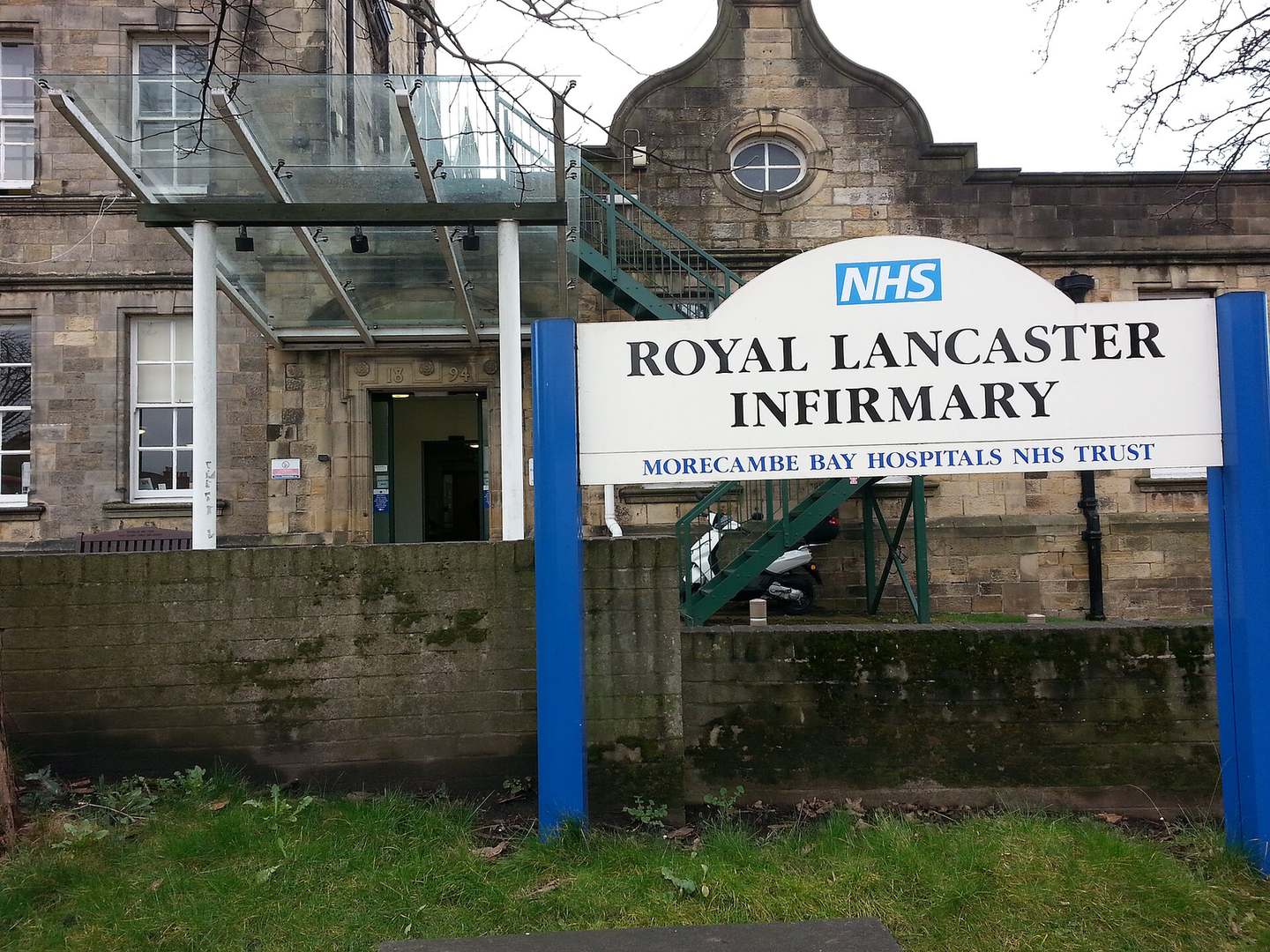 Royal Lancaster Infirmary: The hospital (context photo, not the works) (Feb 2015)